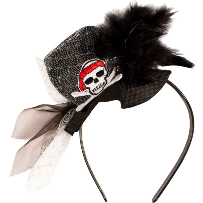 Piratinnen Mini-Hut Haarreif