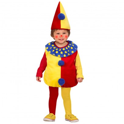 Plushy Clown Kinderkostüm 1