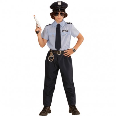 Police Boy Streifenpolizist Kinderkostüm