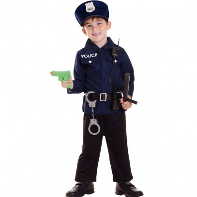 Police Officer Polizisten Kostüm für Kinder
