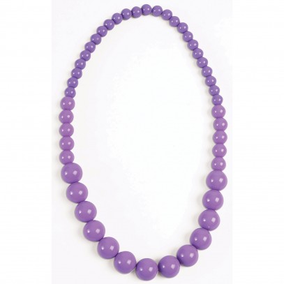 Pop Art Perlenkette Violett