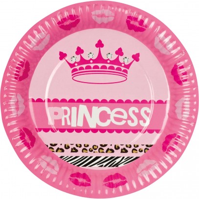 Prinzessin Partyteller 6er-Set