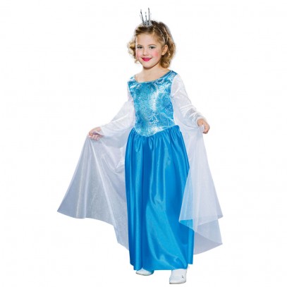 Blaue Saphir Prinzessin Kinderkostüm