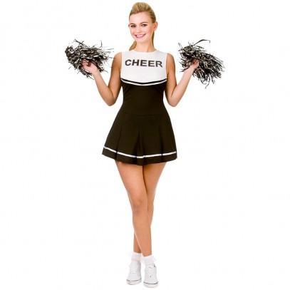 Rachel High School Cheerleader Kostüm schwarz