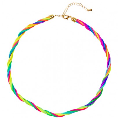 Rainbow Neon Halskette bunt 1