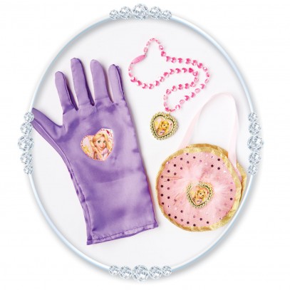 Rapunzel Set Tasche Kette Handschuhe