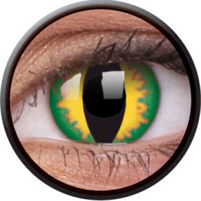Raubtier Kontaktlinsen Drachenauge grün