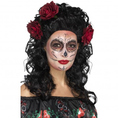 Rosi Roses Miss Day of the Dead Perücke