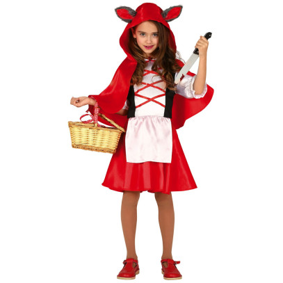 Rotkäppchen Wolf Kostüm für Mädchen