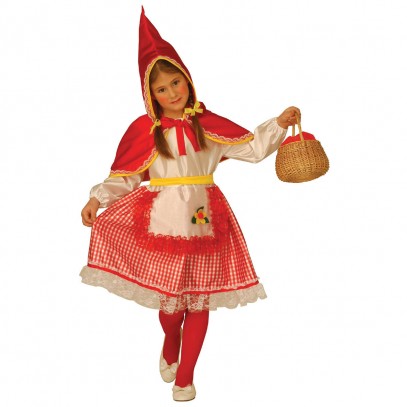 Klassiches Rotkäppchen Kostüm für Mädchen