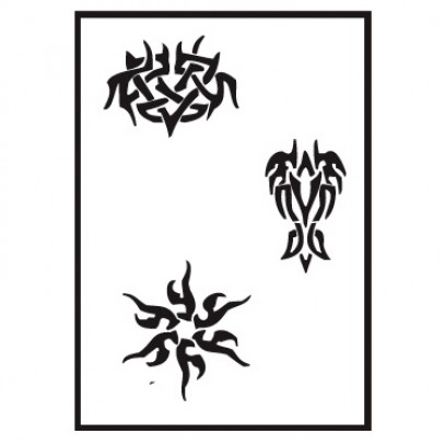 Airbrush Schablone Runes