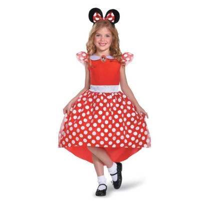 Red Minnie Mouse Mädchenkostüm