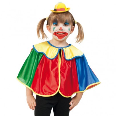 Süßes Clowns Cape für Kinder