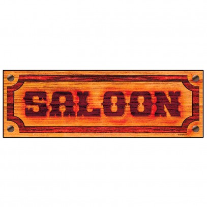Saloon Schild Türposter
