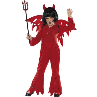 Satan Girlie Teufel Kostüm für Mädchen