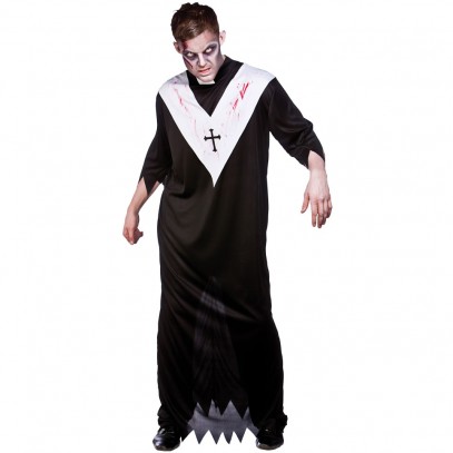 Satanischer Priester Zombie Kostüm 