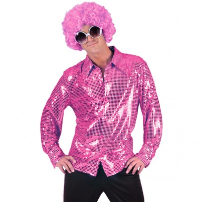 Saturday Night Disco Hemd pink