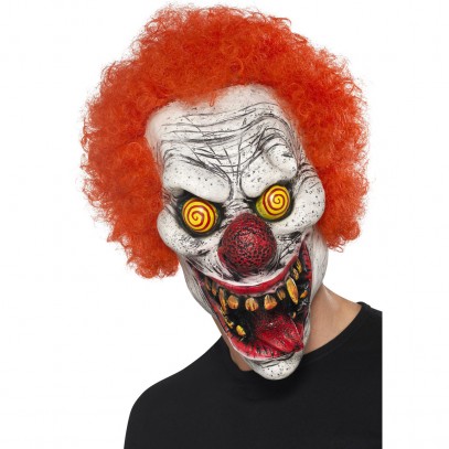 Scary Psycho Clown Maske
