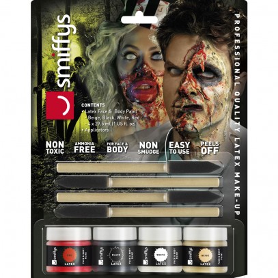 Scary Zombie Flüssiglatex Set 
