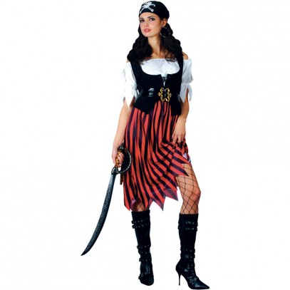 Schatzsucherin Piraten Lady Kostüm 1