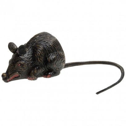 Schaurige Tollwut Ratte 10cm