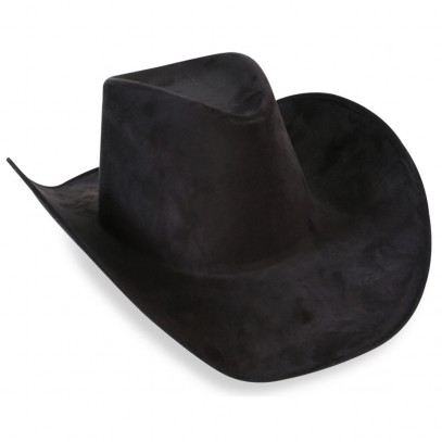 Schlichter Cowboy Hut Deluxe schwarz