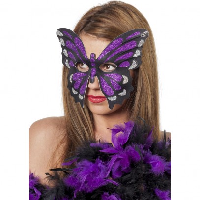 Schmetterling Maske violett