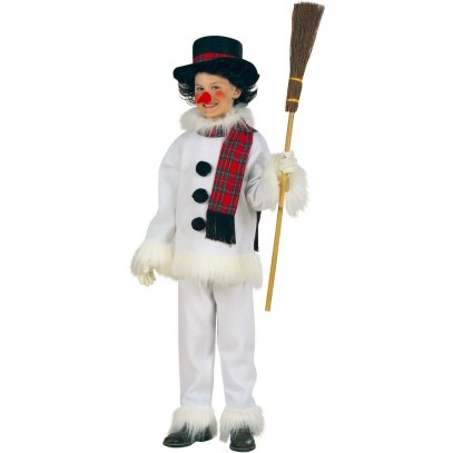 Deluxe Schneemann Kostüm für Kinder