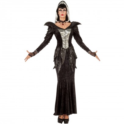 Schwarze Krähe Halloween Damenkostüm (Kostüm)