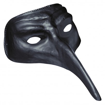 Schwarze venezianische Maske