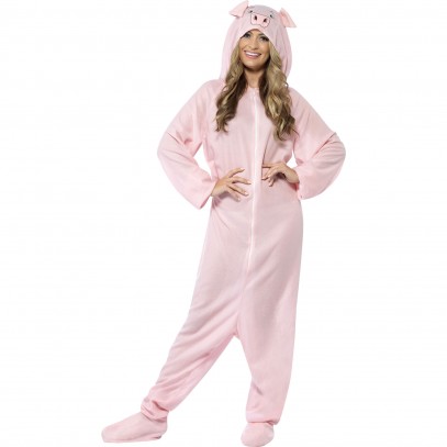 Schweine All-in-One Kostüm unisex