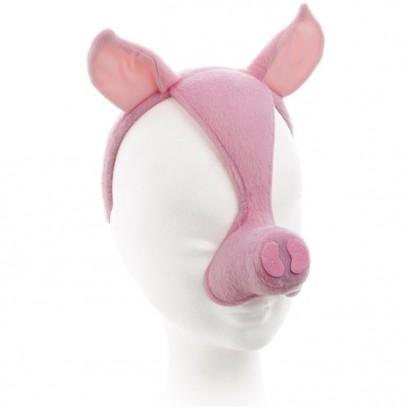 Schweine-Maske mit Geräuschen