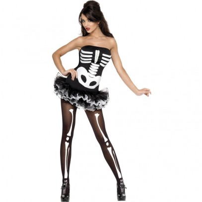 Sexy Bones Skelett Kostüm