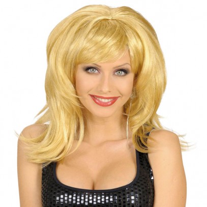 Sexy Amber Party Perücke blond für Damen
