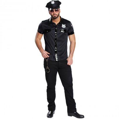 Sexy Polizist Hemd für Herren