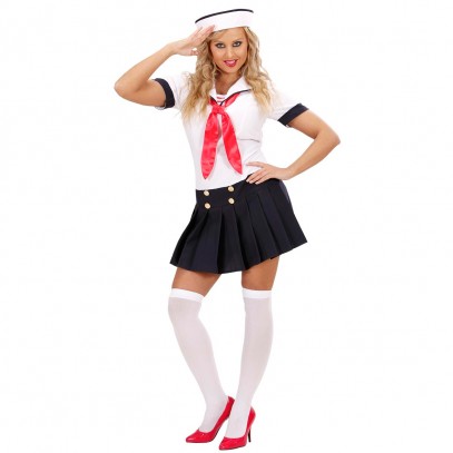 Sexy Sailor Girl Matrosin Kostüm 