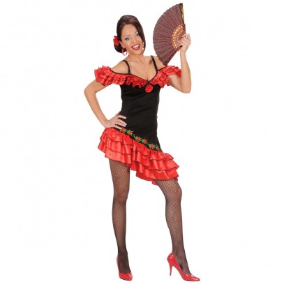 Sexy Spanierin Flamenco Lady Kostüm