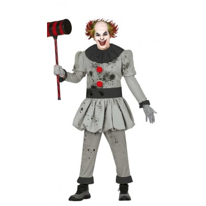 Horror Killer Clown ER Herrenkostüm