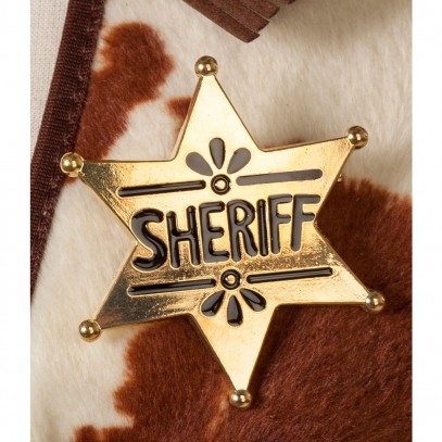 Sheriff Stern Maske Gold
