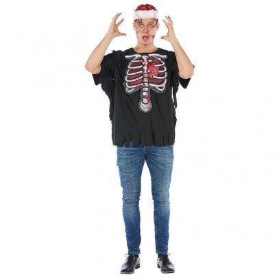 Skeleton Horror Shirt für Herren
