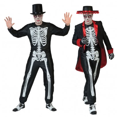 Skelett Gentleman Halloween Kostüm