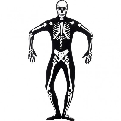 Leuchtendes Skelett Bodysuit