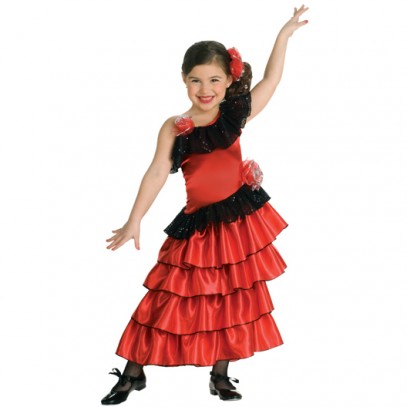 Spanische Tänzerin Kostüm für Kinder