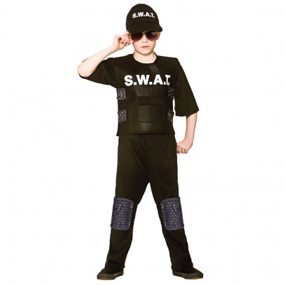 Special Police Officer SWAT Kostüm für Kinder