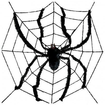 Riesenspinnennetz mit Spinne 2,4m