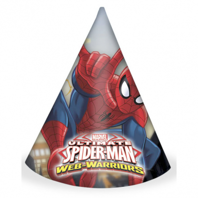 Spiderman Party Hüte 6 Stück