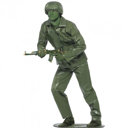 Spielzeug-Soldat Kostüm grün