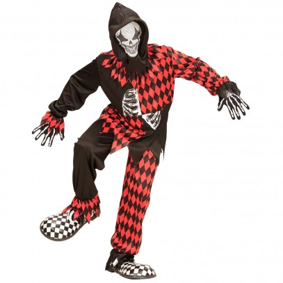 Spooky Hofnarr Kostüm für Kinder