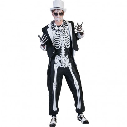Spooky Skelett Bräutigam Halloween Kostüm