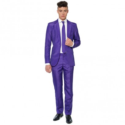 Suitmeister Solid Purple Anzug 1